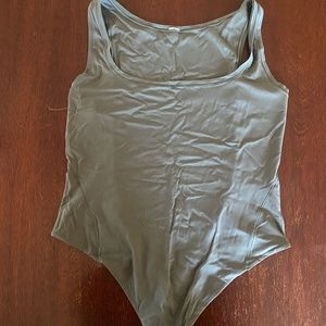 Lululemon Wundermost Ultra-Soft Nulu Square-Neck Sleeveless Bodysuit